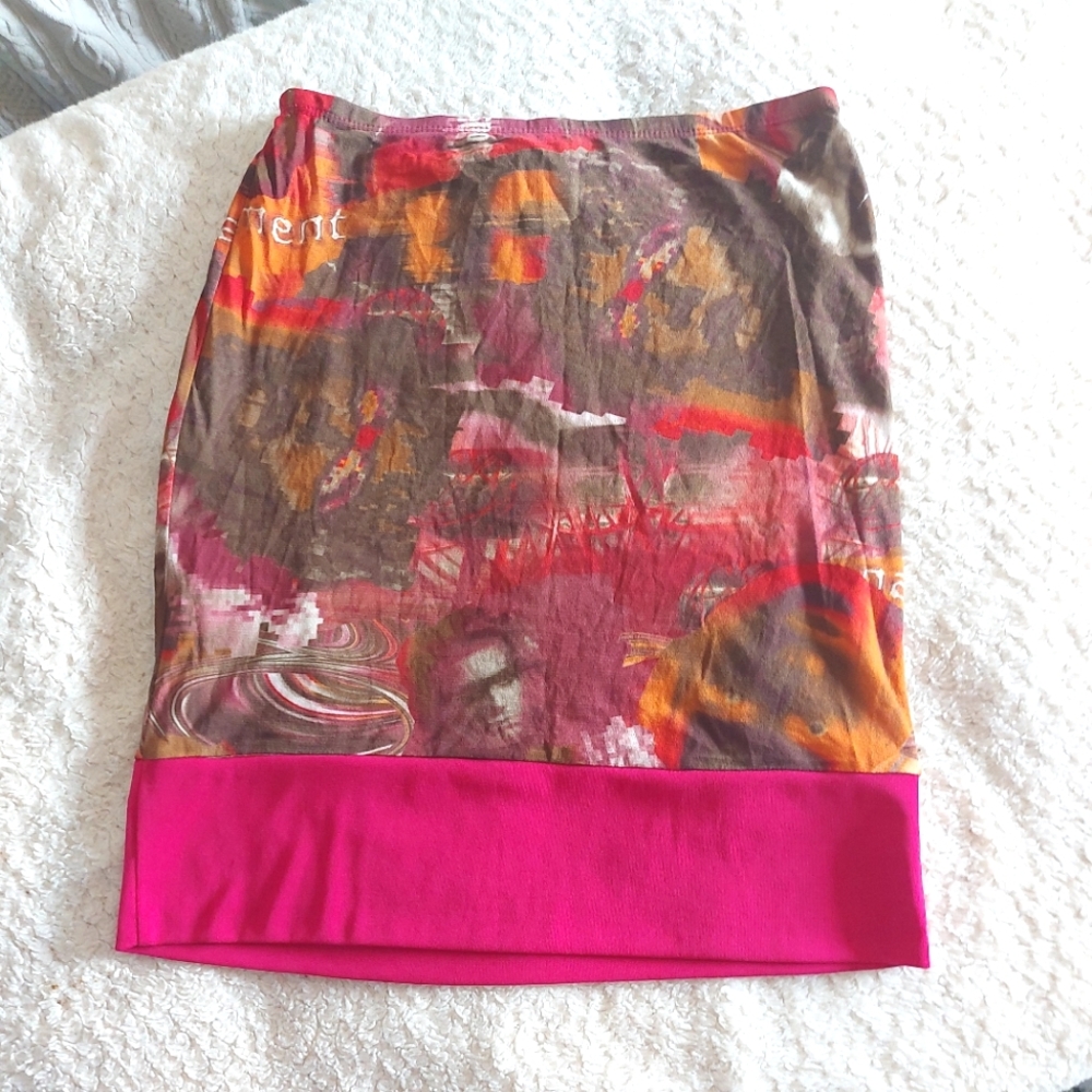 Vibrant Patterned Skirt